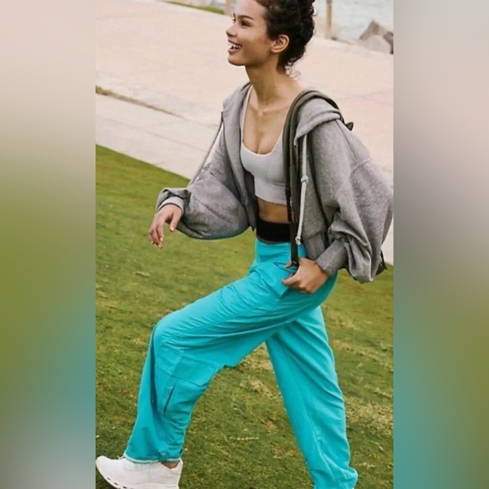 FP Movement by Free People Pants XL – Turquoise Joggers NWOT